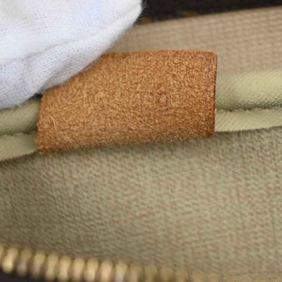 LOUIS VUITTON LV Logo Deauville Hand Bag Monogram Leather Brown M47270 75TA001 - Picture 15 of 16